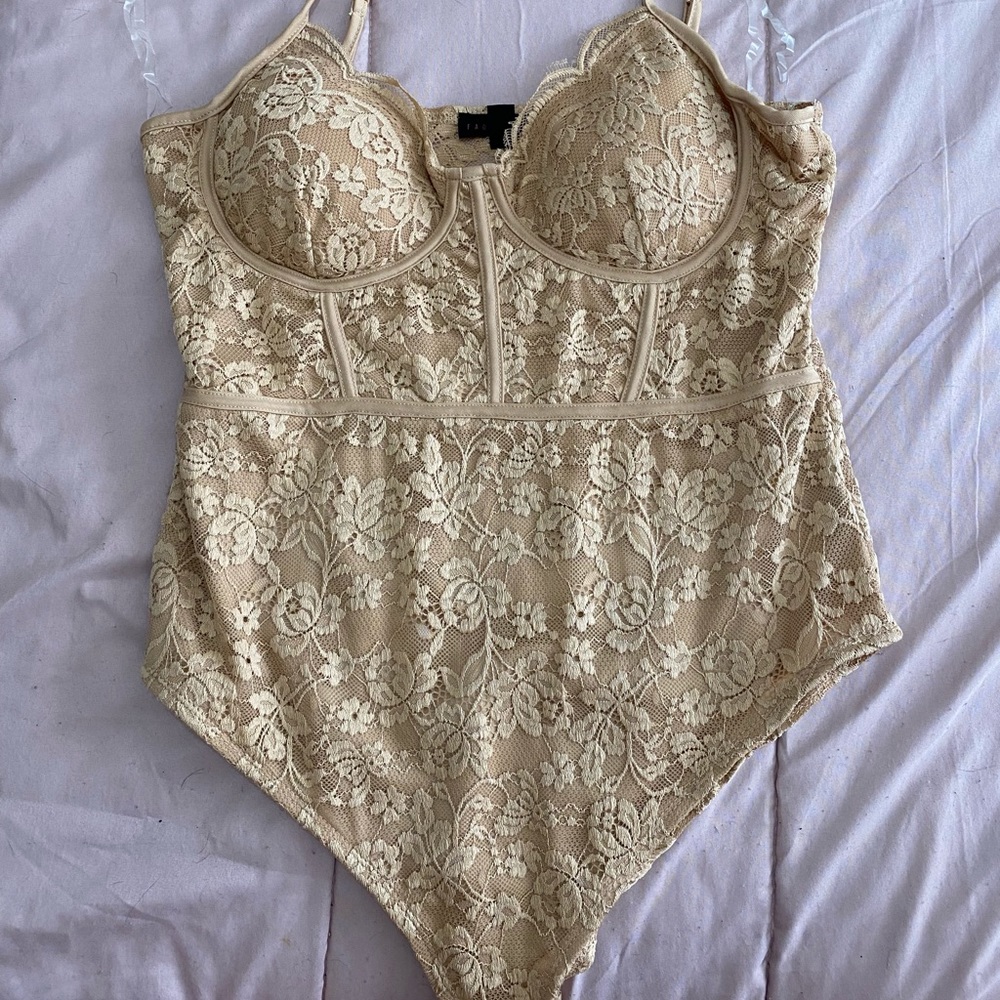 Faded rose tan bodysuit